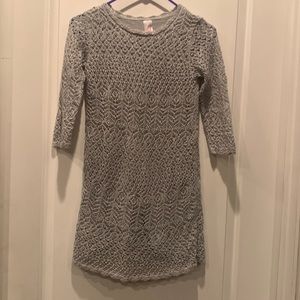 Girls silver/grey dress